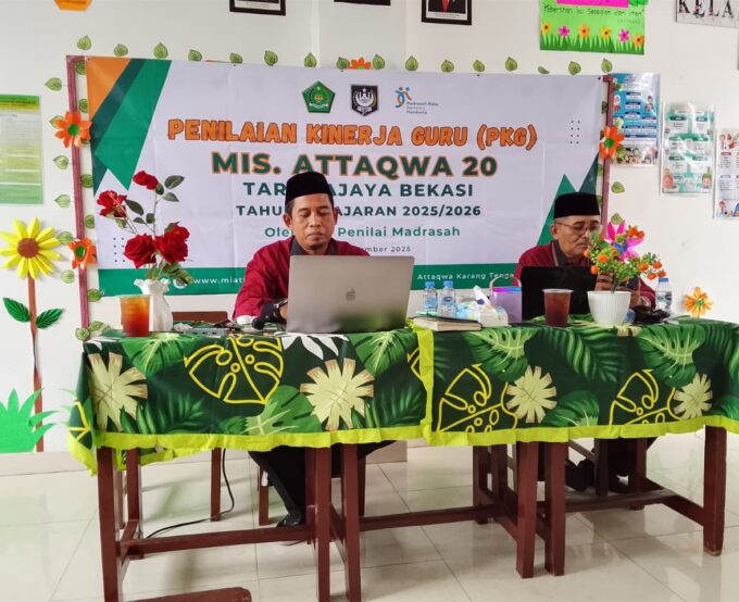 MIS. Attaqwa 20 Laksanakan Penilaian Kinerja Guru (PKG) Tahun 2025